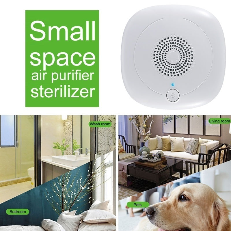 Air Purifier For Small Space Eliminate Formaldehyde Remove Smell Air Cleaning For Car Home Office